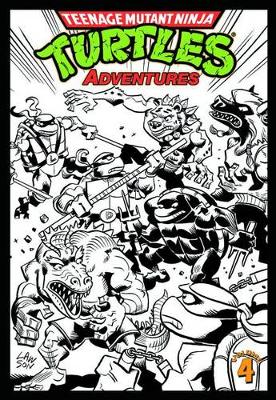 Book cover for Teenage Mutant Ninja Turtles Adventures Volume 4