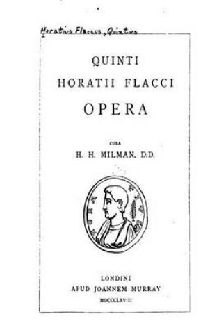 Cover of Quinti Horatii Flacci Opera