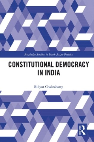 Cover of Constitutional Democracy in India