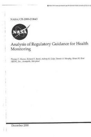 Cover of Analysis of Regulatory Guidance for Health Monitoring