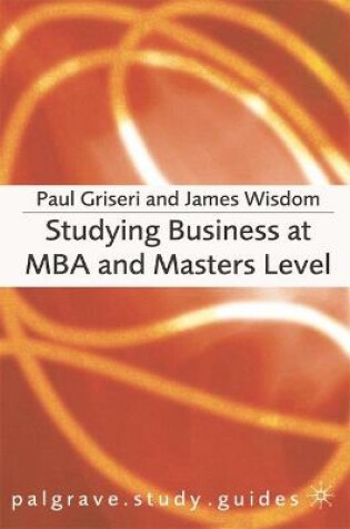 Cover of Studying Business at MBA and Masters Level