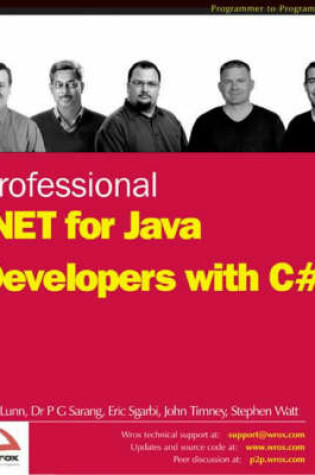 Cover of Professional .NET Java Developers Using C#