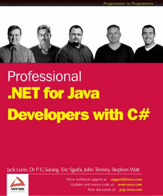 Book cover for Professional .NET Java Developers Using C#