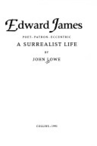 Cover of Edward James