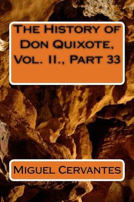Book cover for The History of Don Quixote, Vol. II., Part 33