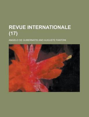 Book cover for Revue Internationale (17)