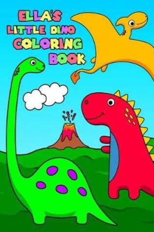 Cover of Ella's Little Dino Coloring Book