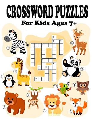 Book cover for Crossword Puzzles for Kids Ages 7+