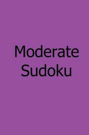 Cover of Moderate Sudoku