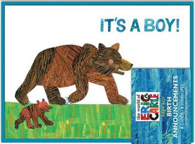 Book cover for The World of Eric Carle(TM) It's a Boy! Birth Announcements