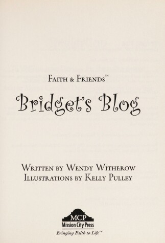Book cover for Bridget's Blog