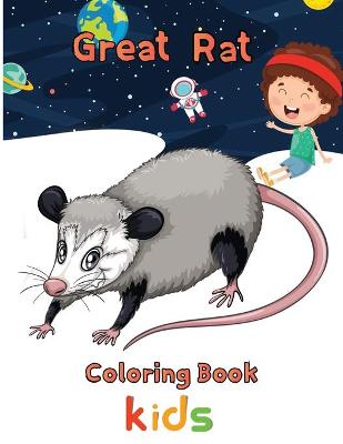 Book cover for Great Rat Coloring book Kids