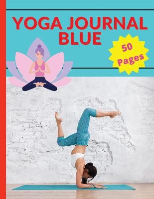 Book cover for Yoga Journal Blue