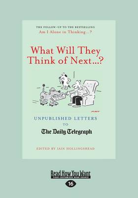 Book cover for What Will They Think of Next . . . ?