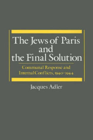 Cover of The Jews of Paris and the Final Solution