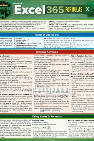 Cover of Microsoft Excel 365 Formulas