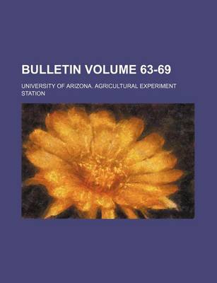 Book cover for Bulletin Volume 63-69