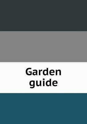 Book cover for Garden guide