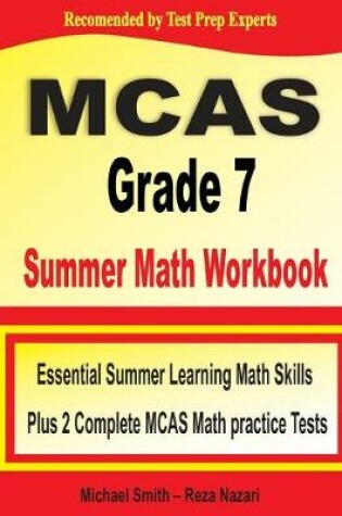 Cover of MCAS Grade 7 Summer Math Workbook