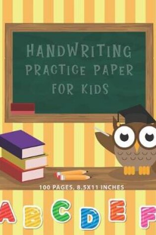 Cover of Handwriting Practice Paper for Kids