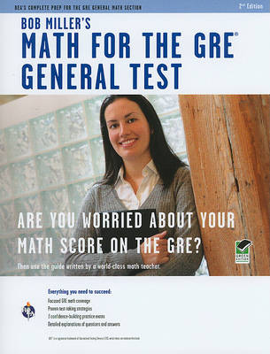 Book cover for Bob Miller's Math for the GRE General Test