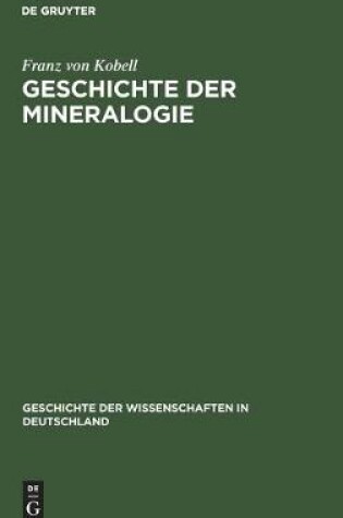 Cover of Geschichte Der Mineralogie