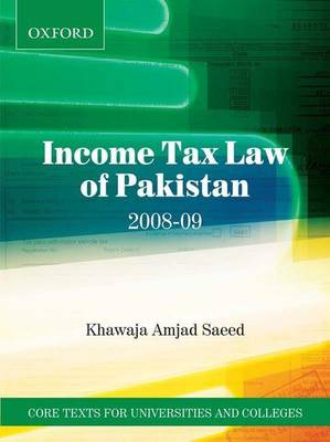 Book cover for Income Tax Law of Pakistan 2008-9