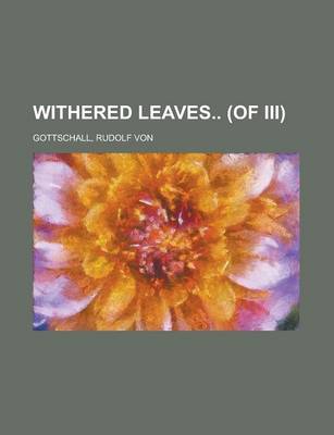 Book cover for Withered Leaves (of III) Volume II