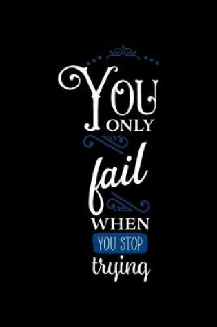 Cover of You Only Fail When You Stop Trying