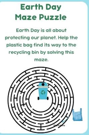 Cover of Earth Day Maze Puzzle for kids