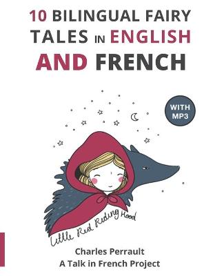 Book cover for 10 Bilingual Fairy Tales in French and English