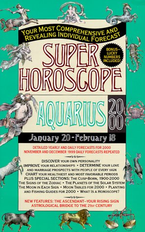 Book cover for Super Horoscope: Aquarius 2000