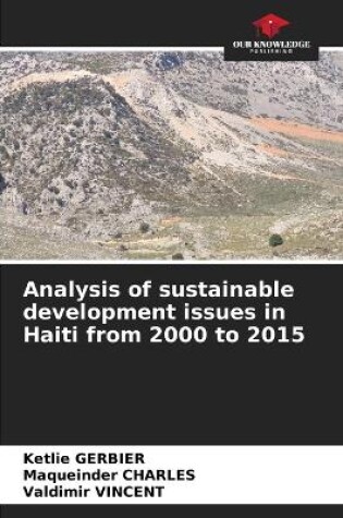 Cover of Analysis of sustainable development issues in Haiti from 2000 to 2015