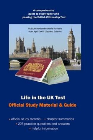 Cover of Life in the UK Test Official Study Material and Guide