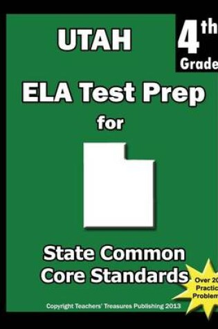 Cover of Utah 4th Grade ELA Test Prep