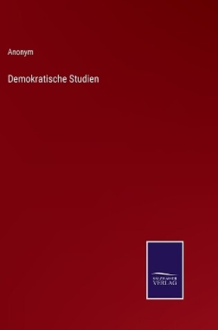 Cover of Demokratische Studien