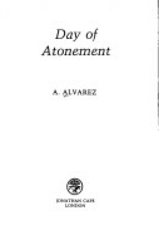 Cover of Day of Atonement