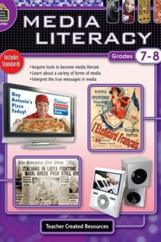 Cover of Media Literacy Grade 7-8