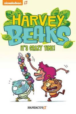 Book cover for Harvey Beaks #2: 'It's Crazy Time'