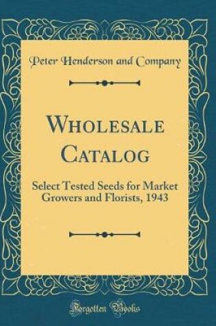 Cover of Wholesale Catalog