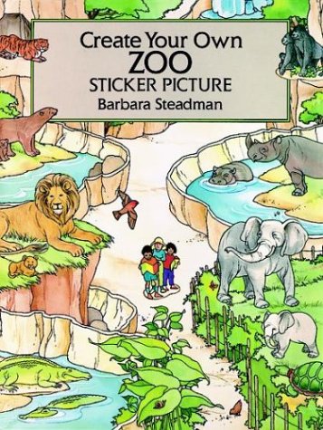 Book cover for Create Your Own Zoo Sticker Picture
