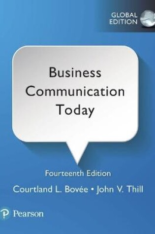 Cover of Business Communication Today, Global Edition