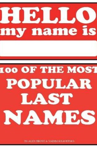 Cover of 100 of the Most Popular Last Names