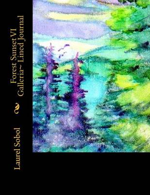 Book cover for Forest Sunset VI Galleria Lined Journal