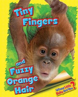 Book cover for Tiny Fingers and Fuzzy Orange Hair (Orangutan)