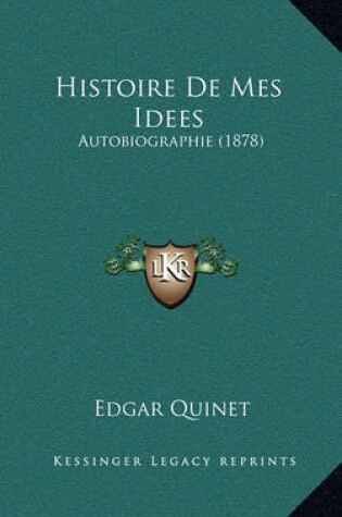 Cover of Histoire de Mes Idees