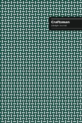 Book cover for Craftsman Lifestyle Journal, Creative Write-in Notebook, Dotted Lines, Wide Ruled Medium Size (A5), 6 x 9 (Olive Green)