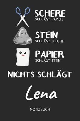 Book cover for Nichts schlagt - Lena - Notizbuch