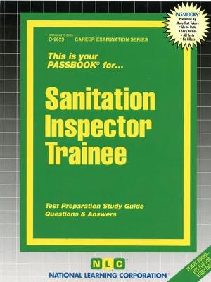 Book cover for Sanitation Inspector Trainee