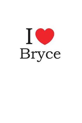 Book cover for I Love Bryce